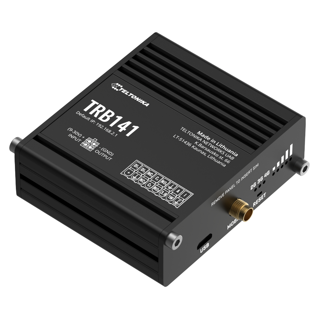 [TRB141] Gateway Teltonika Industrial 4G LTE 1xSIM Multiple I/O USB
