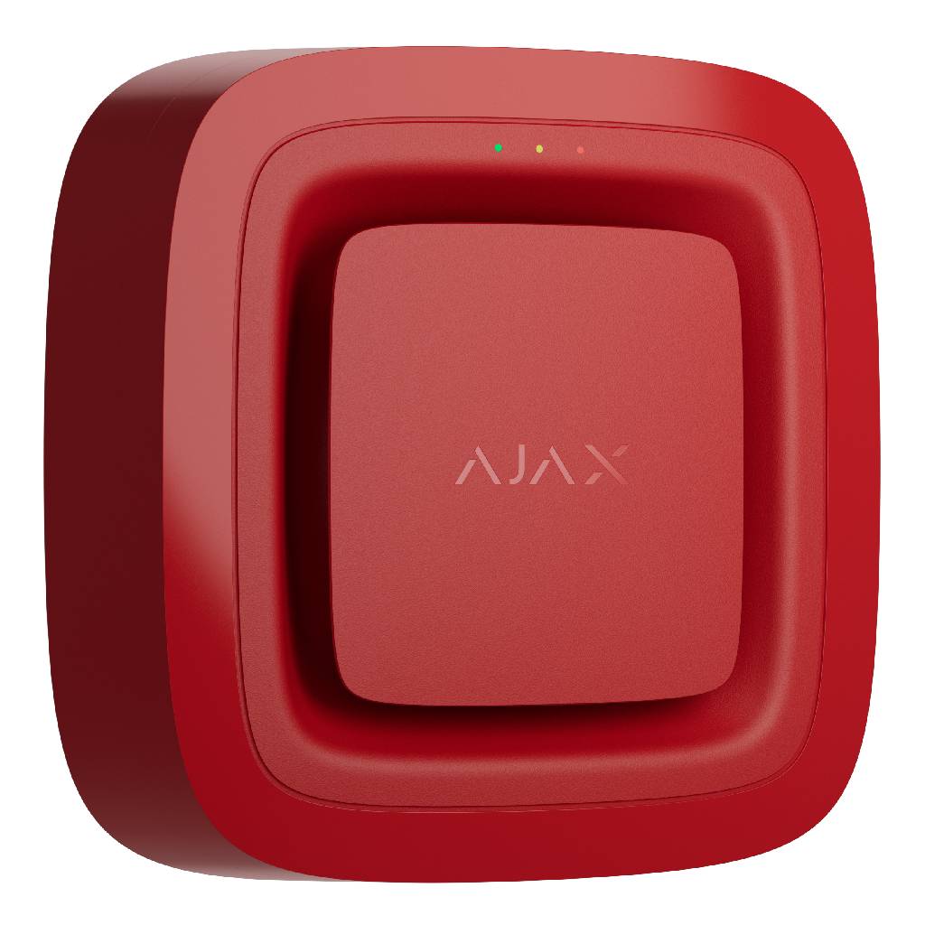 [FIREPROTECT-EN54-SN-RD] Ajax EN54 FireProtect Sounder Jeweller. Indicador Acustico de alarma. Color Rojo