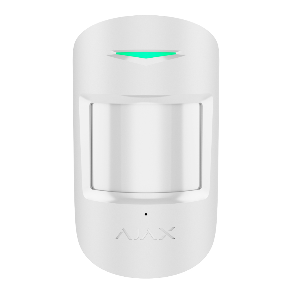 [COMBIPROTECT-S-WH] Ajax Superior CombiProtect Jeweller. Detector PIR y rotura de cristal inalámbrico. Color blanco