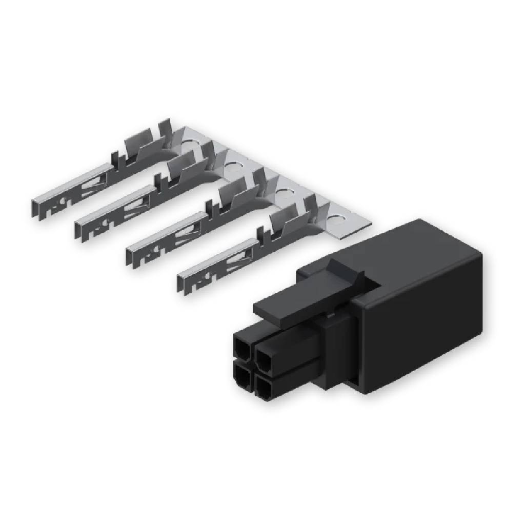 [PR4MK04K] Enchufe Teltonika de 4 pines con terminales de contacto