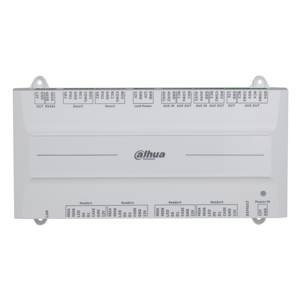 [ASC4202B-D] Controladora 2 Puertas / 2 Direcciones para Carril DIN IP Wiegand RS-485