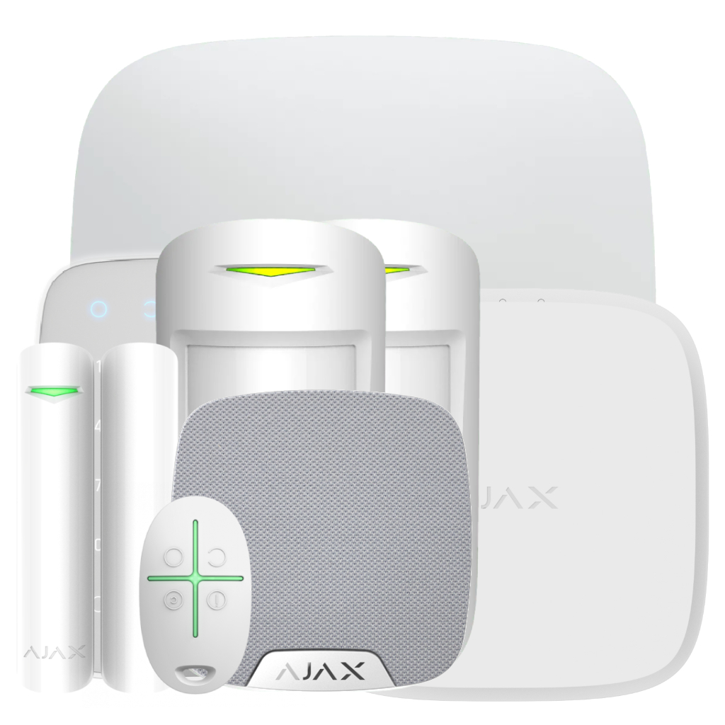 [KIT-A-INT-INC-WH] KIT Ajax Avanzado Intrusión + Incendio