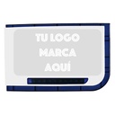 Sirena exterior blanca/azul Grado 3 con serigrafía PERSONALIZADA. Cantidad mínima 10 unidades