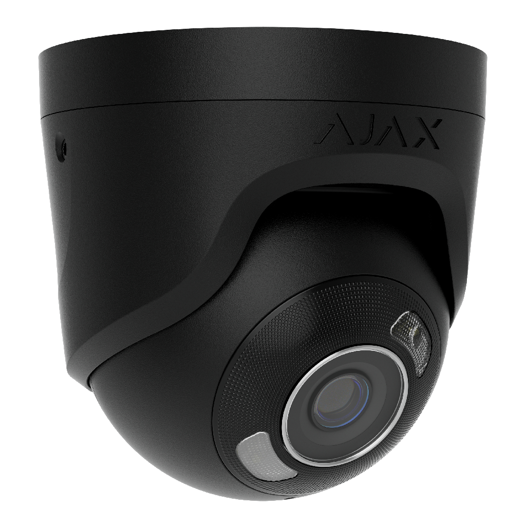 [TURRET-HL-828-BL] Ajax TurretCam HL (8 Mp/2.8 mm). Color Negro