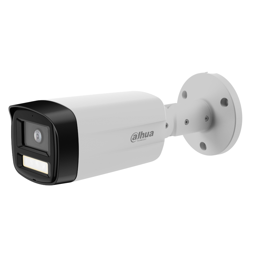 [HAC-HFW1239TM-IL-A-0360B-S3] Tubular HDCVI 4EN1 2M 1080P FULL COLOR WDR Iluminación Dual Smart Light+ LED40m/IR40m 3.6mm IP67 MIC
