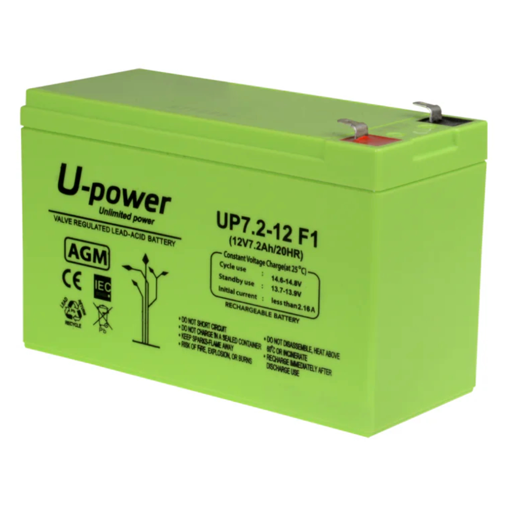 [BAT-12V-7.2Ah] Batería de plomo AGM 12V-7.2Ah