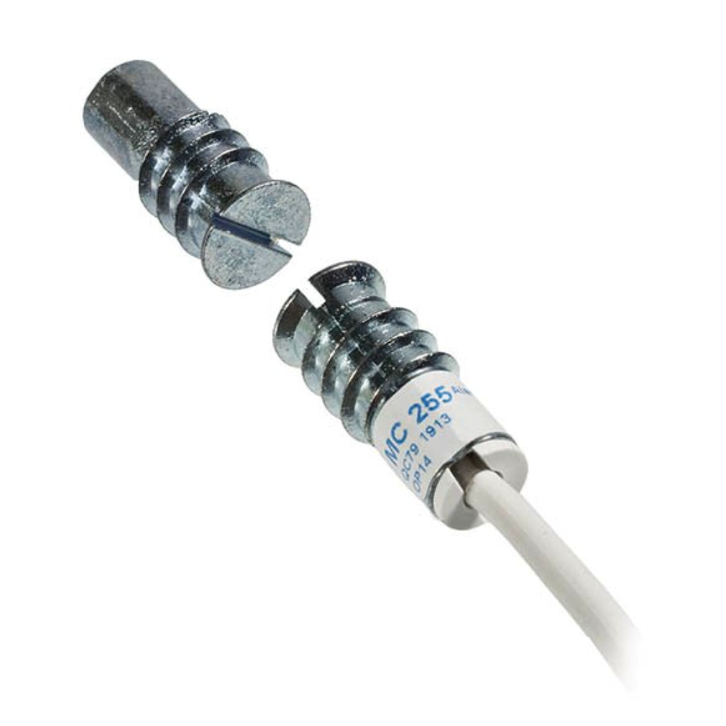 [MC255] Contacto magnético con tornillo rotativo, cable de 2 m