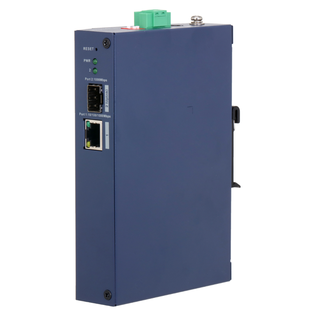 [CHS4102-1GT] Switch Hardened 2 puertos 1RJ45 Gigabit + 1SFP Gigabit Gestionable en Cloud Layer2