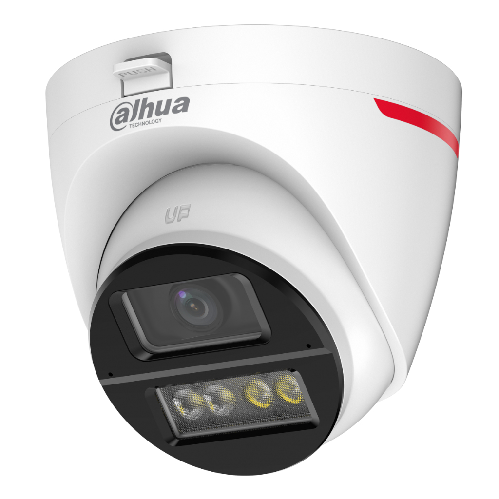 [HAC-HDW1249X-IL-A-PRO] MiniDomo HDCVI 4EN1 WizColor PRO H265 2M WDR130dB Iluminación Dual LED50m/IR50m 2.8mm IP67 DUALMIC