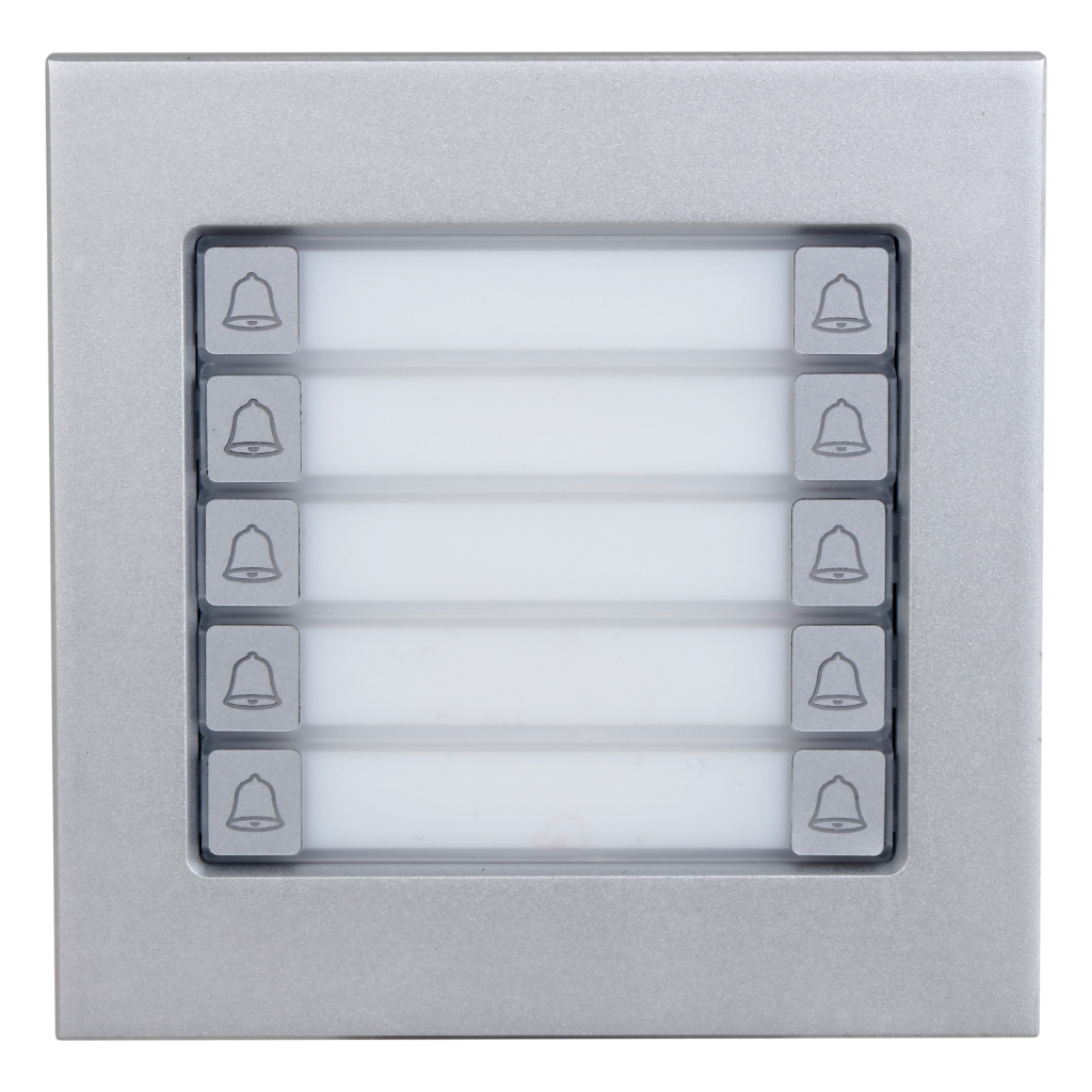 [VTO4202F-MDB10] Estación Exterior Modular para Videoportero IP con 10 Botones para Series VTO4202F-X