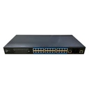 Switch PoE 24 puertos Gigabit + 4 SFP 10Gbps 370W Gestionable Layer3
