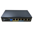 Switch PoE 4 puertos 10/100 + 2 Uplink 10/100 60W No_Gestionable