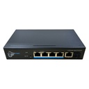 Switch PoE 4 puertos Gigabit + 2 Uplink(1RJ45+1SFP) 60W Gestionable