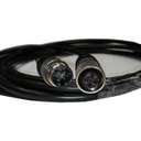 Extension de cable de red con conectores M12 macho-hembra para grabador embarcado 3m