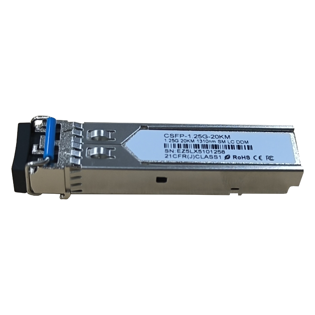 [CSFP-1.25G-20KM] Módulo SFP 1.25G Doble Fibra 20km 1310nm LC