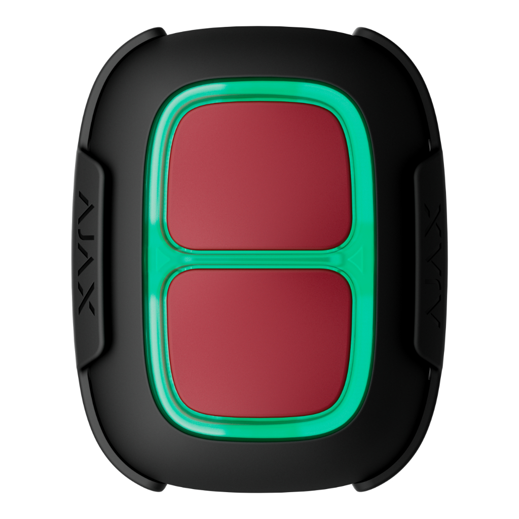 [DOUBLEBUTTON-S-G3-BL] Ajax Superior DoubleButton G3 Jeweller. Color Negro