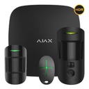 Kit Ajax negro. Hub 2 + MotionCam-HDR + MotionProtect + SpaceControl
