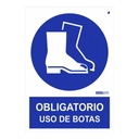 Señal obligatorio uso de botas 29,7x21cm