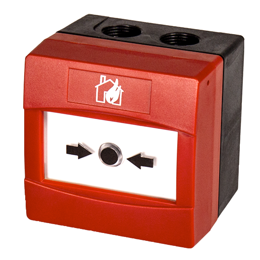 [EC0012E] Pulsador exterior analógico rearmable estanco con aislador IP67