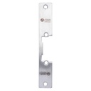 Placa frontal de acero inoxidable