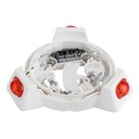 Base analogica con balizas de flash LED integradas. Cumple EN54-23