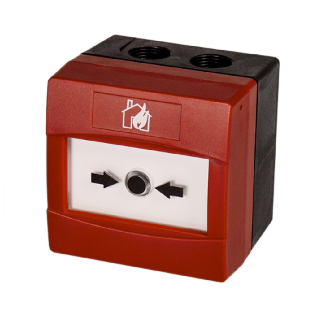 [IC0012E] Pulsador manual convencional rearmable. Uso exterior IP67