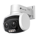 Domo PTZ IP Doble lente VIGI 4MP H.265+ dWDR IR30m 3x IP66 ONVIF SD Audio Mic 12Vdc/PoE