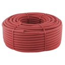 Tubo corrugado 100m con Rollo 100m de cable manguera rojo flexible trenzado 2 hilos apantallado LSZH (2x1.5) CPR RF120