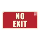 Señal NO EXIT 32x16cm