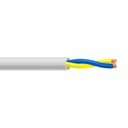 Rollo 100m de cable manguera blanco flexible 2 hilos sin pantalla LSZH (2x0,22) CPR Eca
