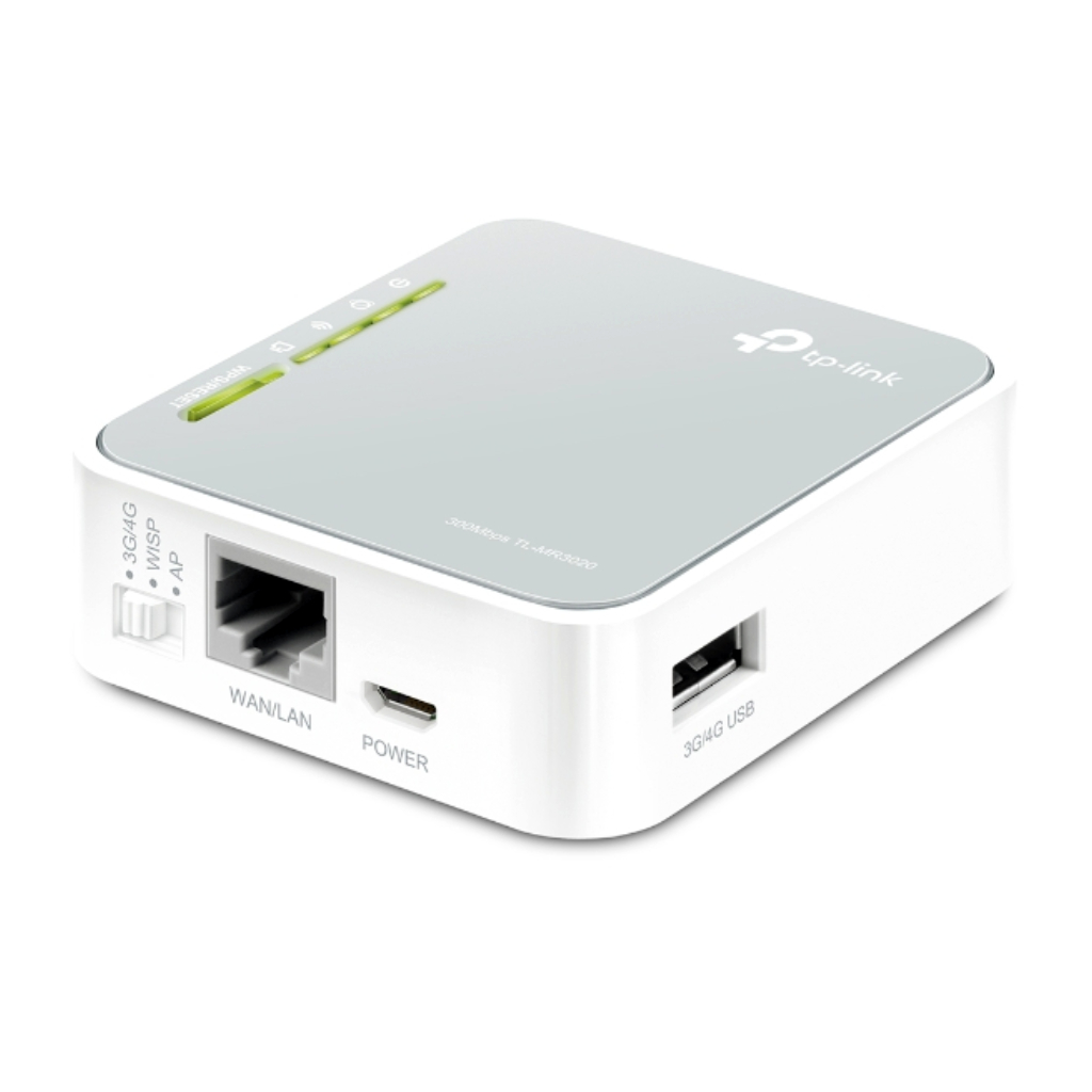 [TL-MR3020] Router Portátil 4G/3G Wi-Fi 4 N300