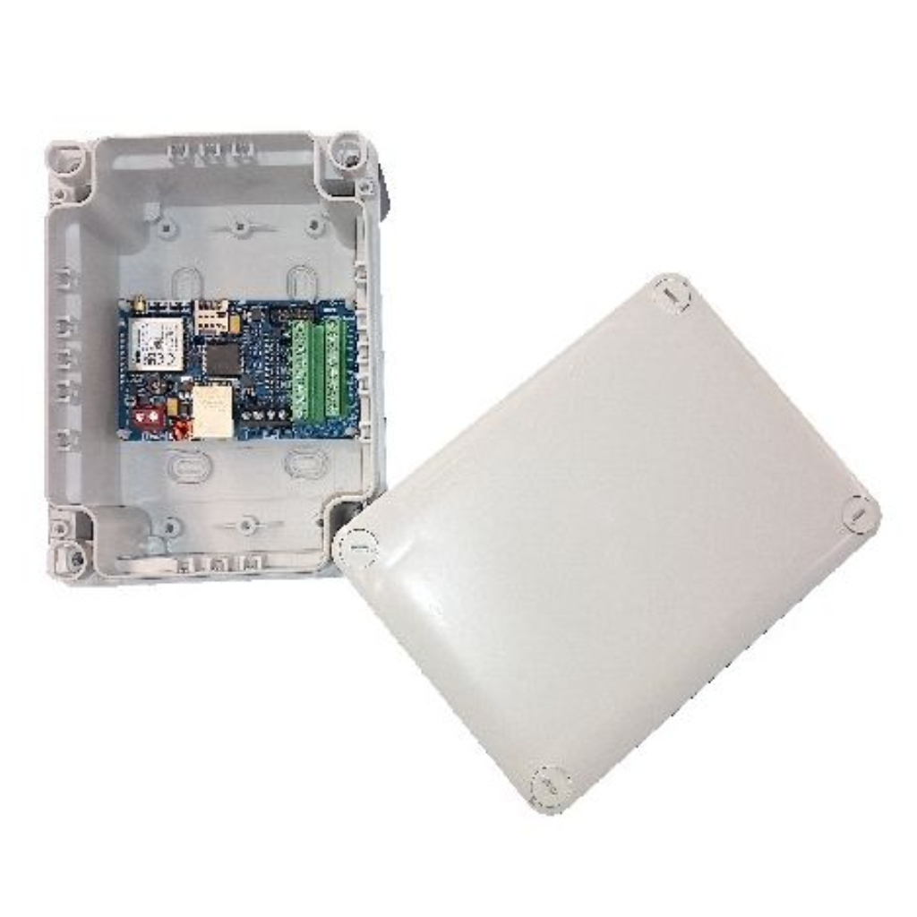 [SISCOM-F25-F1-C] Transmisor 4/5G NB,Ethernet,Wifi,2E/2S (ampliable). 12/24V. Incluye caja de plástico