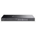 Switch Omada Smart de 18 puertos Gigabit, con 16 puertos PoE+