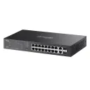 Switch PoE+ Omada Agile 16 puertos Gigabit + 2RJ45 Uplink Gigabit + 2SFP Gigabit 150W Gestionable en Cloud