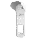 Soporte de montaje en pared con cubierta para la lluvia para vídeo timbres. Color blanco