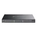 Switch Omada L2+ de 48 puertos Gigabit y 4 SFP+ a 10G, con 40 PoE+ y 8 PoE++