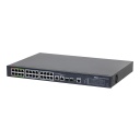 Switch ePoE 24 puertos 10/100 (8 ePoE/EoC + 16 PoE) + 2 Uplink Combo Gigabit/SFP 802.3at 360W Gestionable Layer 2 - Modo ePoE 800m
