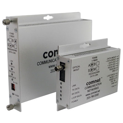 [FDX60M2] RS232, RS422 &amp; RS485 (2 &amp; 4 Wire) Universal Data Transceiver, 2 Fiber, Multimode, 1310nm