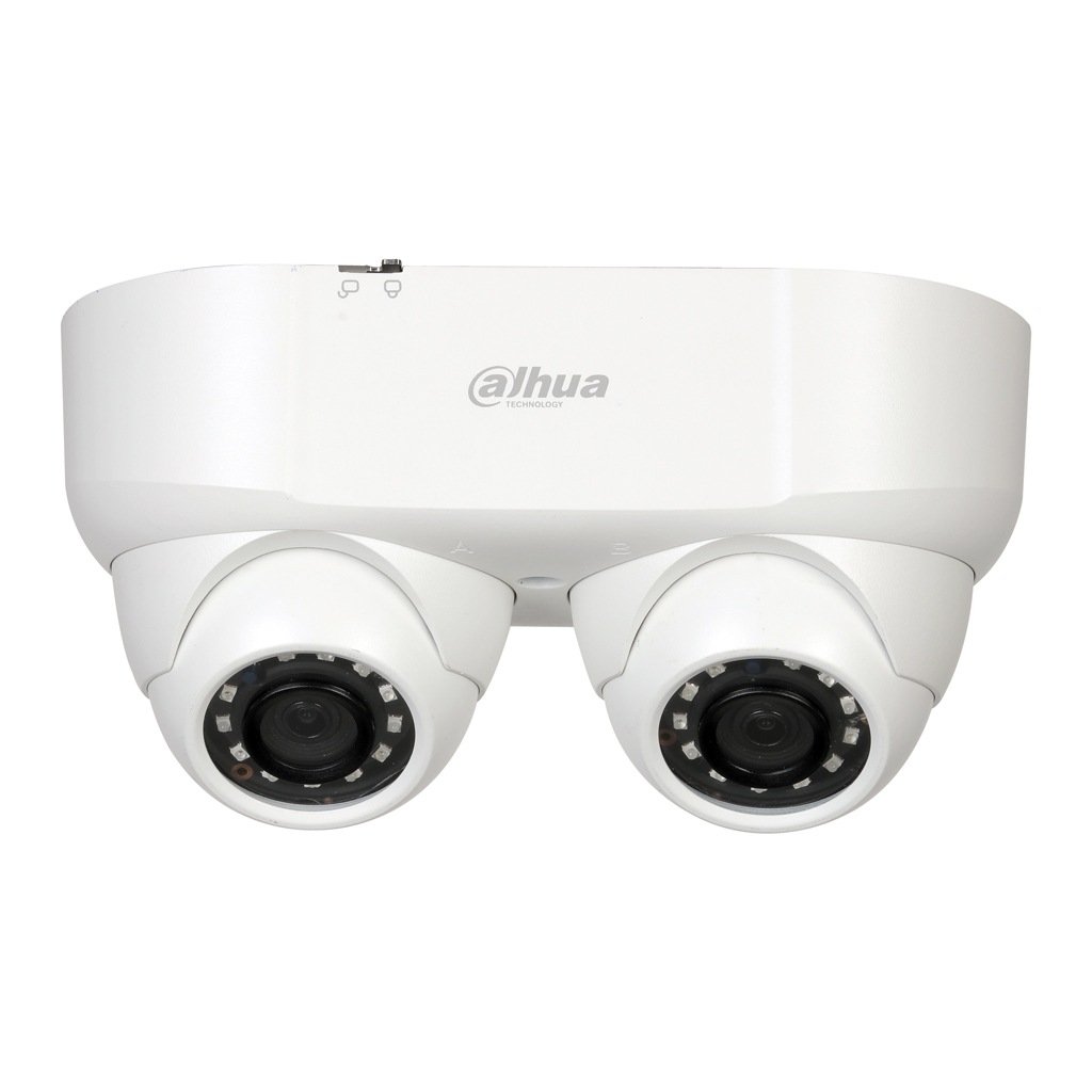 [HAC-HDW2241M-E2] MiniDomo HDCVI 2M de Doble Lente DN ICR WDR Starlight IR30m 0Lux 3.6mm IP67 AUDIO Broadcast