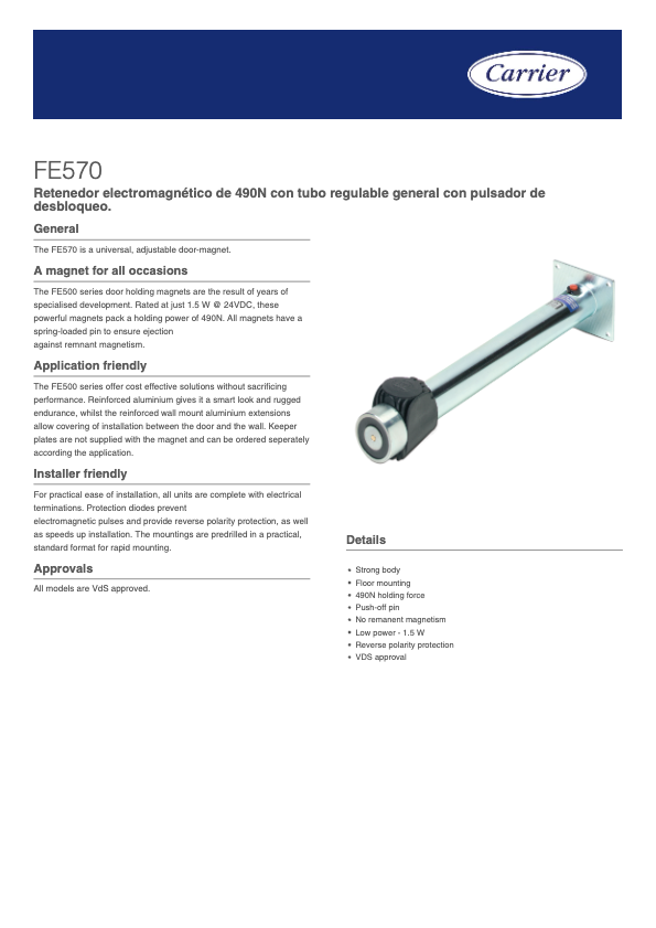 FE570 - Ficha Técnica Kilsen | IBD Global España mayorista CCTV y ...