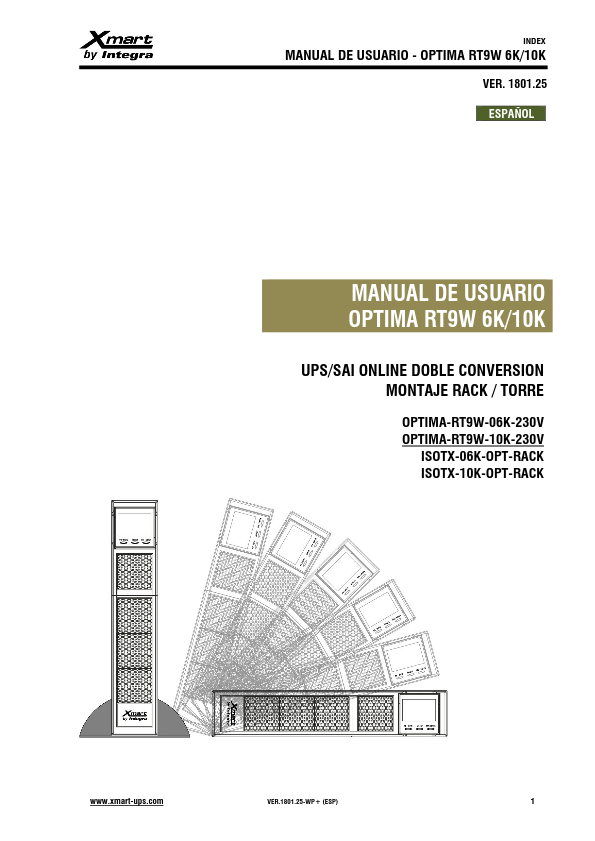 SAI-OPTIMA-RT9W-06K - Manual de usuario
