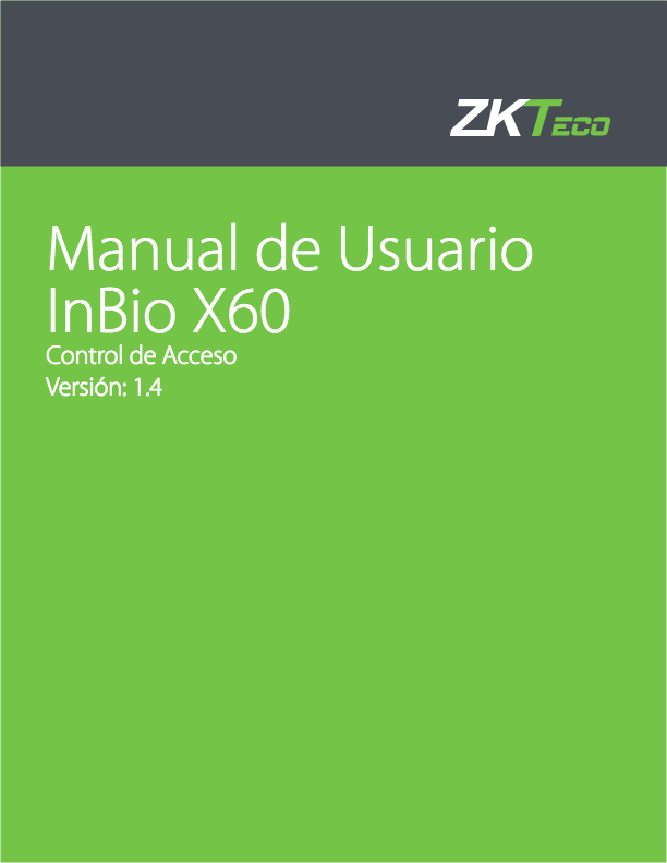 InBio 1, 2, 4 Manual 