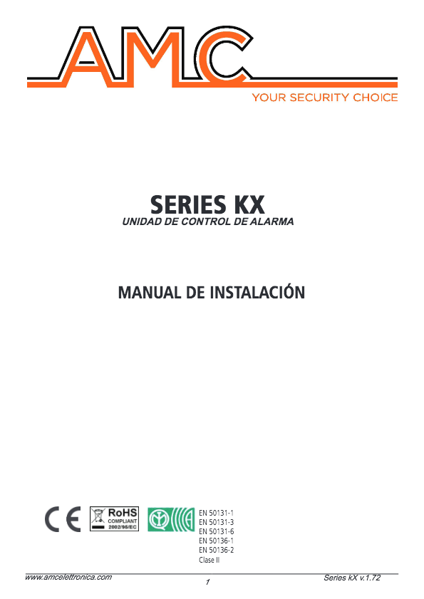 Manual de instalación Series KX