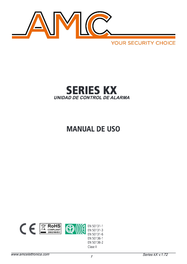 Manual de uso Series KX