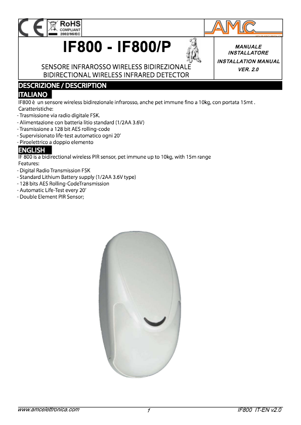 Manuel d'installation IF800