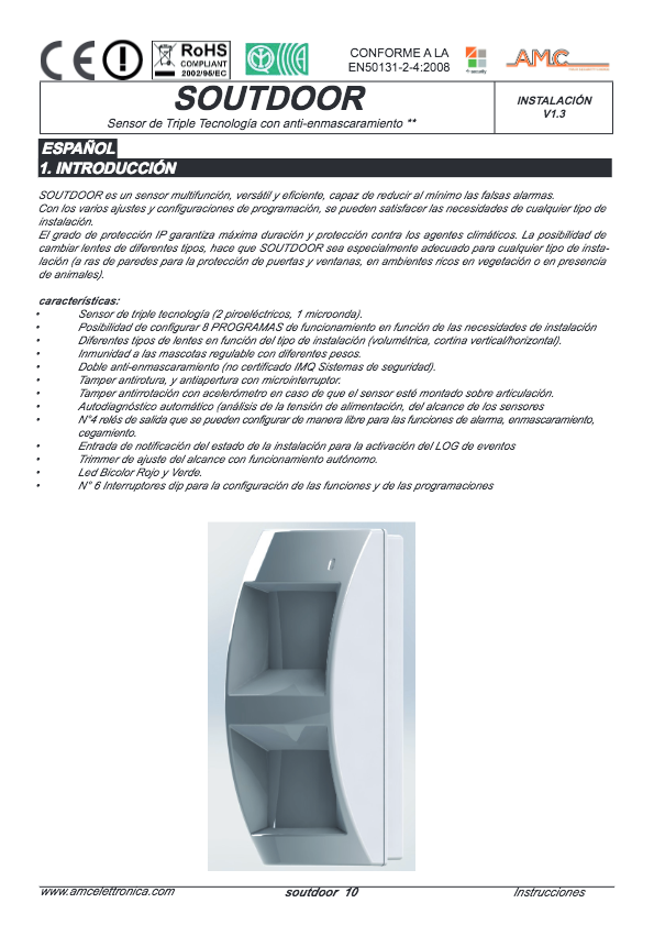 Manuel d'installation de SOUTDOOR v1.3