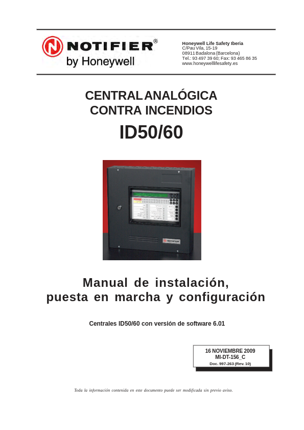 002-450-001 - Manual de Instalación Notifier