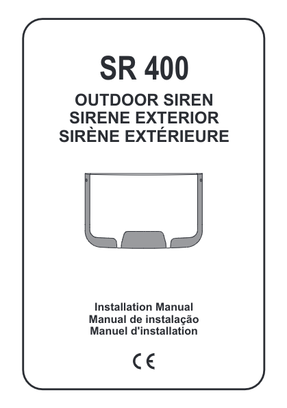 SR400 - Manual de Instalación Teletek