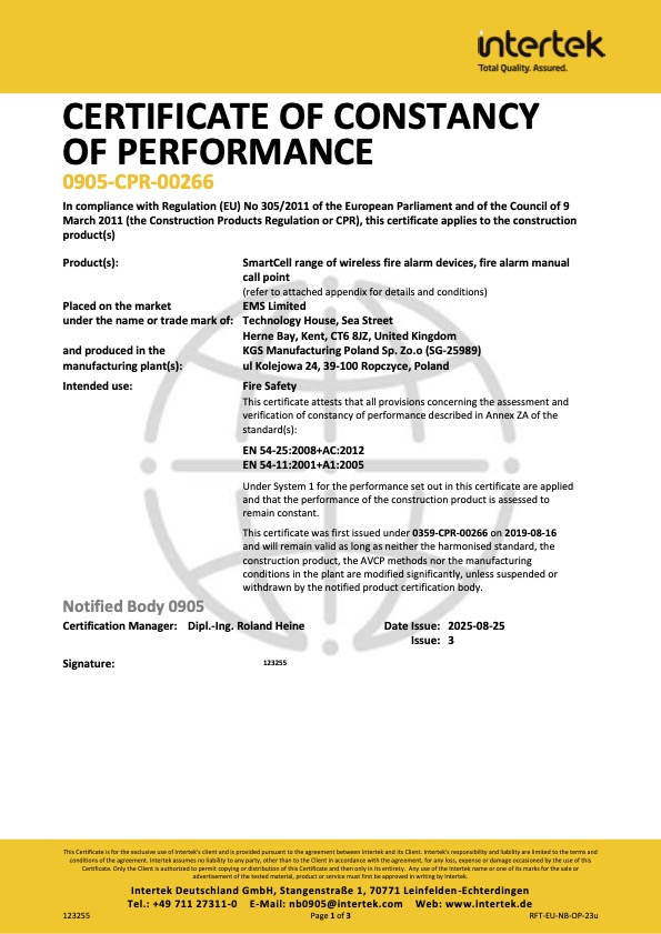 SC-51-0100-0001-99 - Certificado CPD/CPR