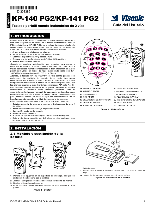  KP-141 - Manual de Usuario
